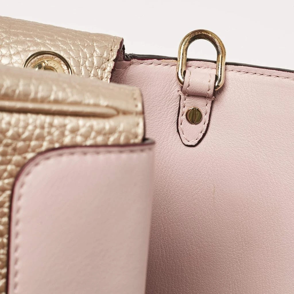 Dior Dior Bronze Leather Mini Be Dior Top Handle Bag 8