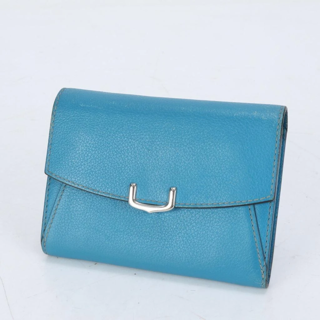Cartier blue Leather Wallet (Bi-Fold) (Pre-Owned) 2