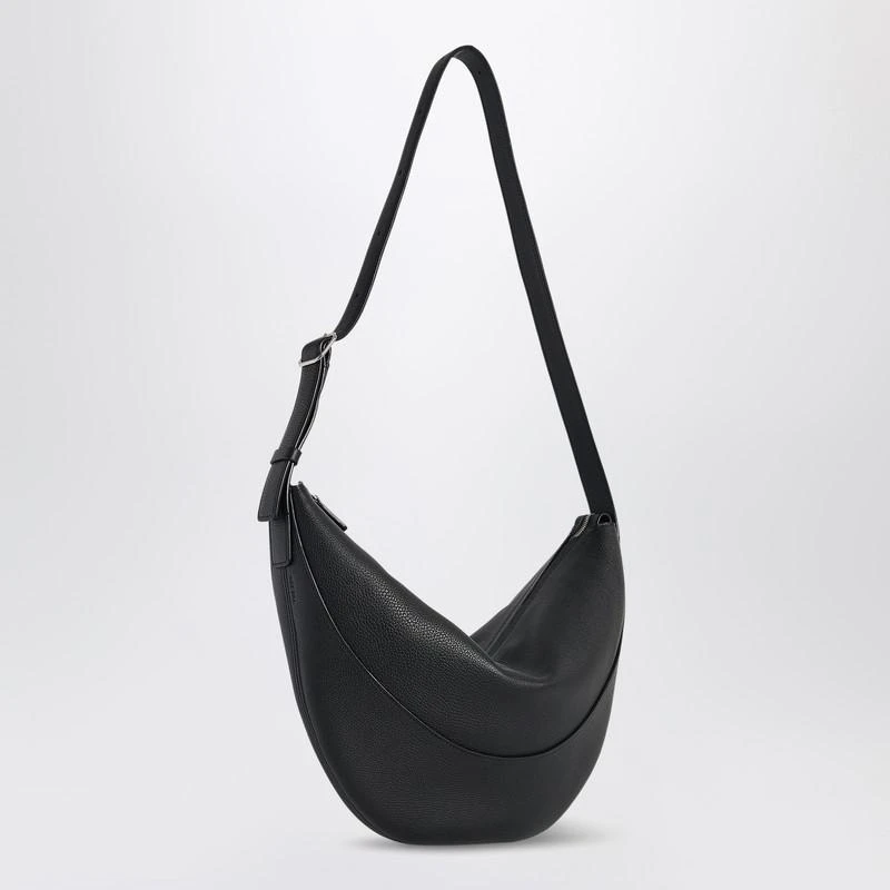 The Row Black leather Jouve bag 2