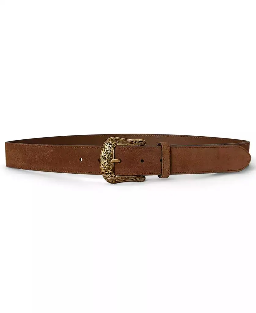 Ralph Lauren Suede Western Belt