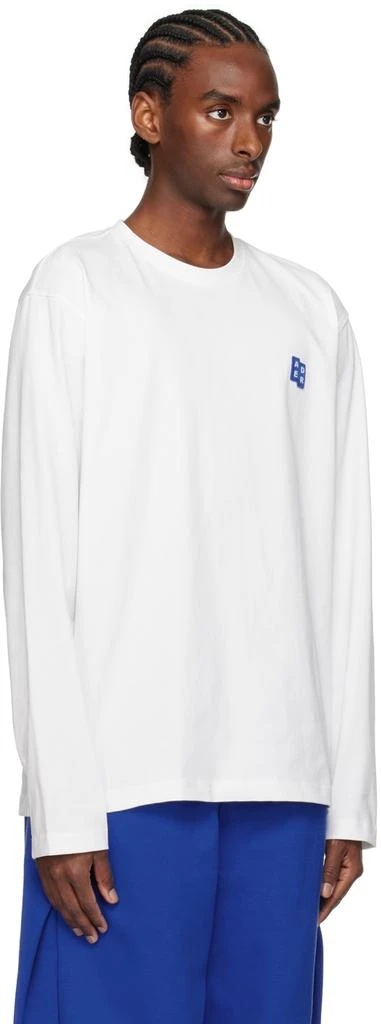 ADER error White Significant Patch Long Sleeve T-Shirt 2