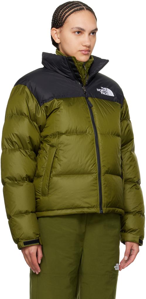 The North Face Khaki & Black 1996 Retro Nuptse Down Jacket