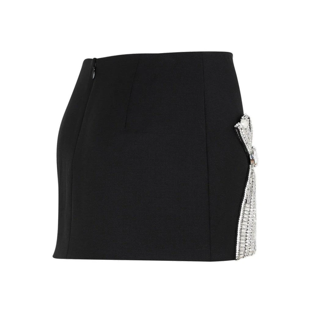 AREA Area Bow Embellished Mini Skirt 3