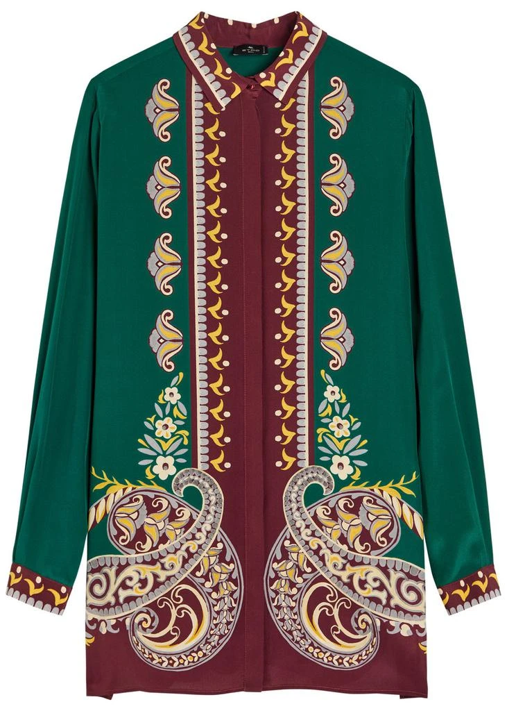ETRO Printed silk shirt 1