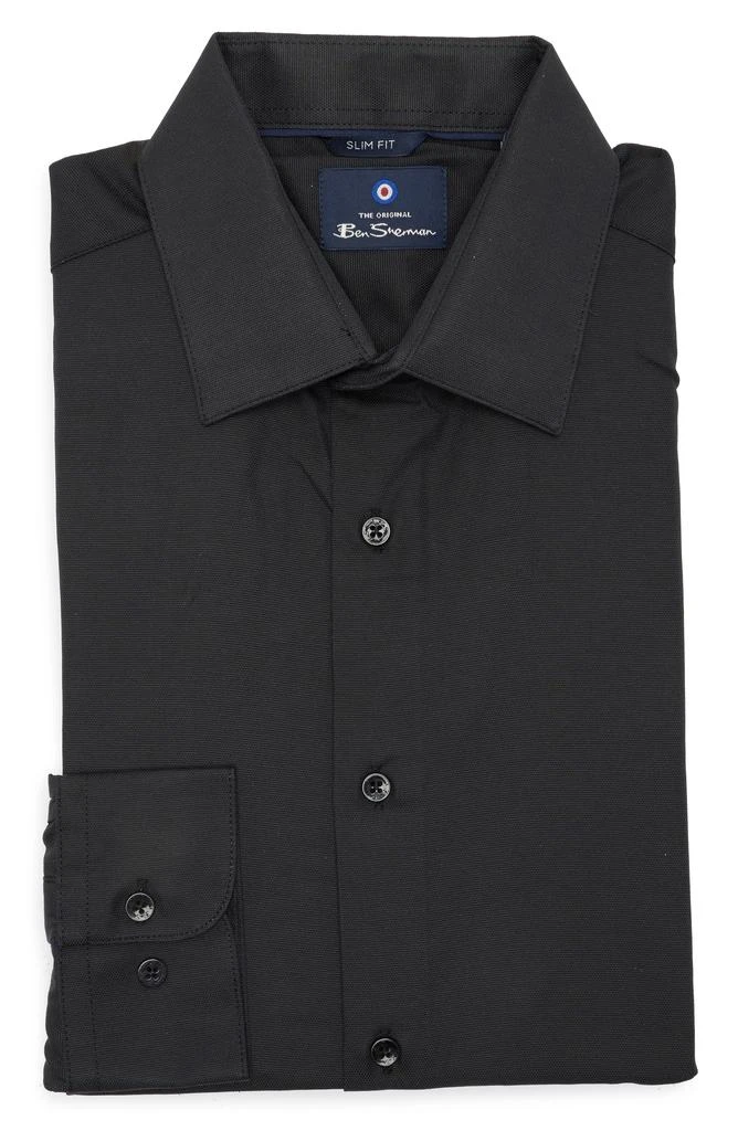 Ben Sherman Solid Slim Fit Dress Shirt 3