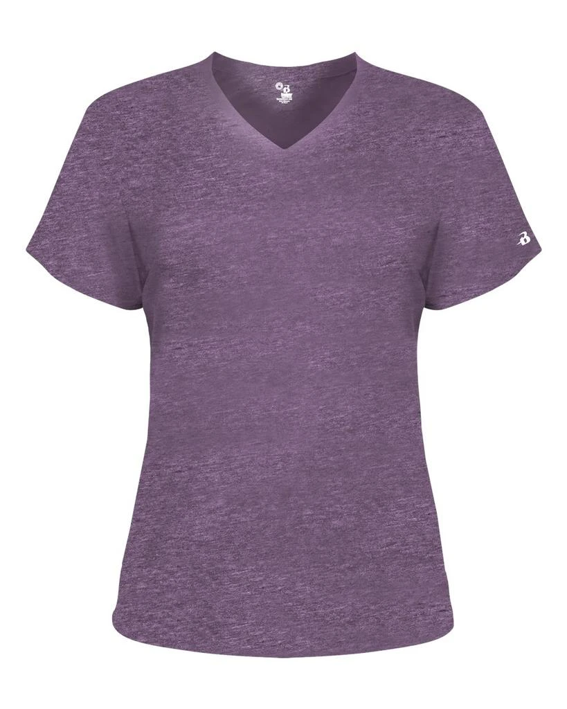 Badger Women’s Triblend Performance V-Neck Short Sleeve T-Shirt 4