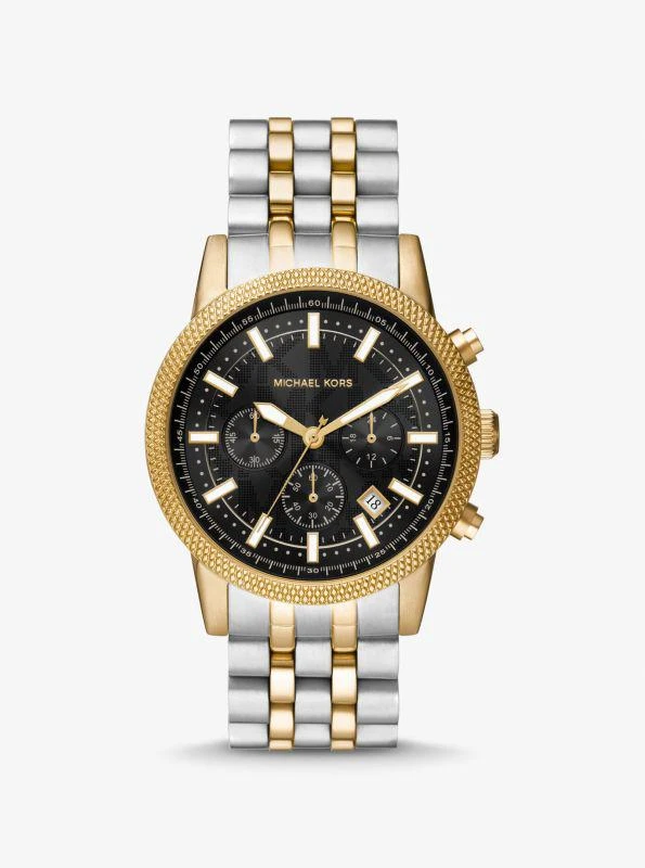Michael Kors Oversized Hutton Two-Tone Watch 1