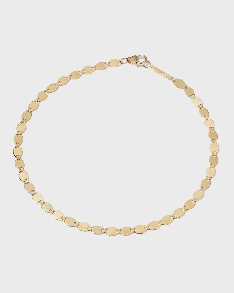 LANA 14K Gold Mega Nude Chain Anklet