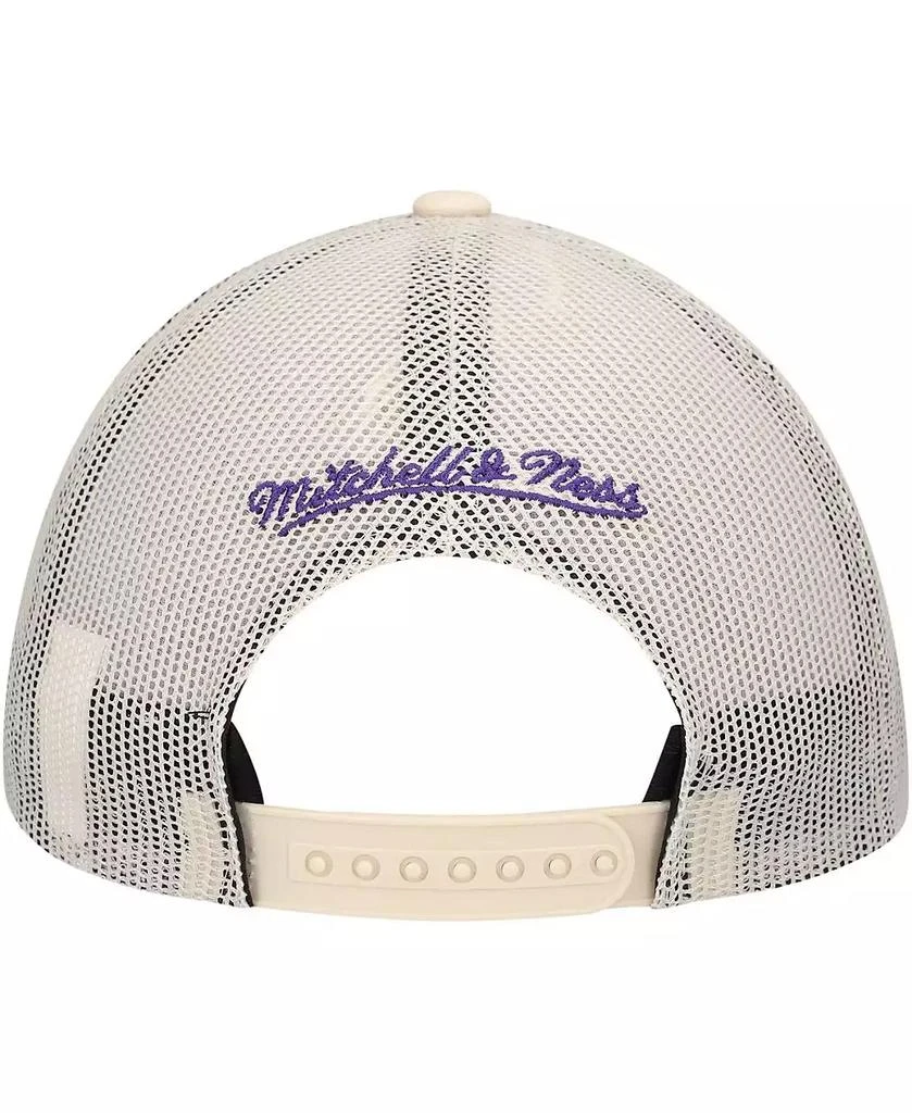 Mitchell & Ness Men's Cream Sacramento Kings Trucker Adjustable Hat 2
