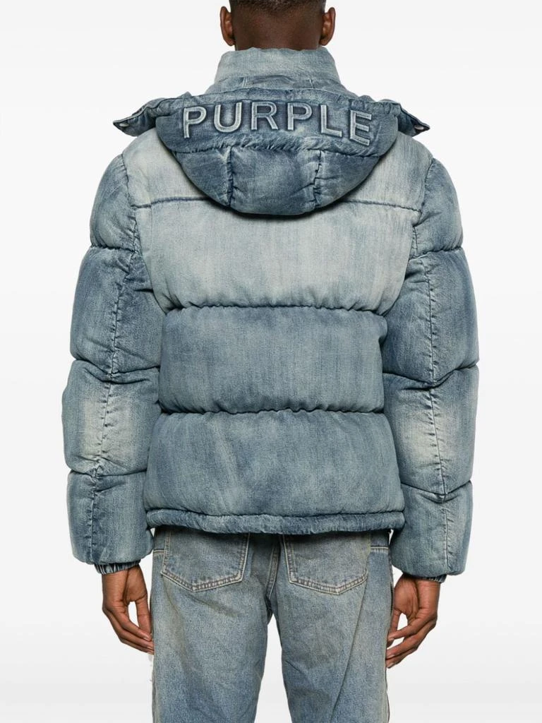 Purple Brand DENIM PUFFER JACKET 2