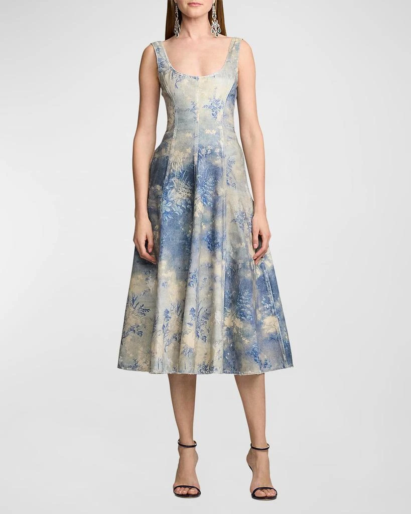 Ralph Lauren Tarian Denim Sleeveless Day Dress 3