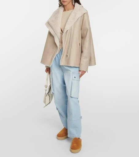 Isabel Marant Fozee shearling-lined suede slippers 2