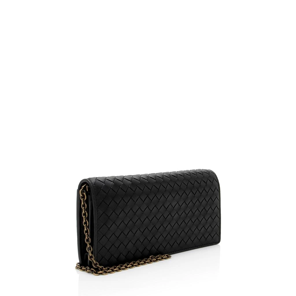 Bottega Veneta Intrecciato Nappa Wallet on Chain 2