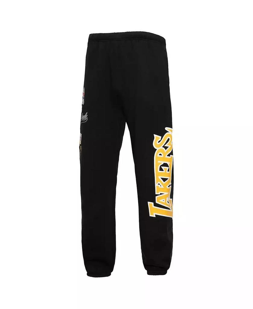 Mitchell & Ness Men's Black Los Angeles Lakers Champs City Fleece Jogger Pants 2
