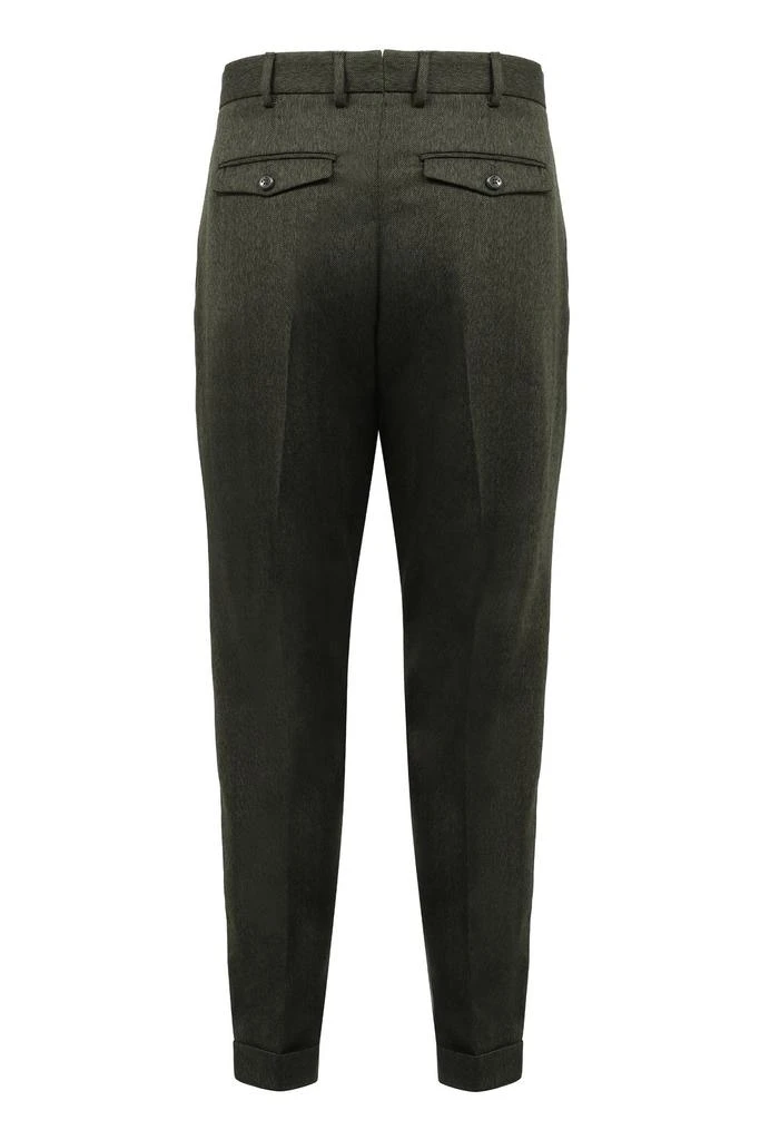 PT01 PT Torino Tapered Leg Herringbone Trousers 4