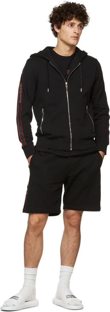 Alexander McQueen White Logo Pool Slides 6