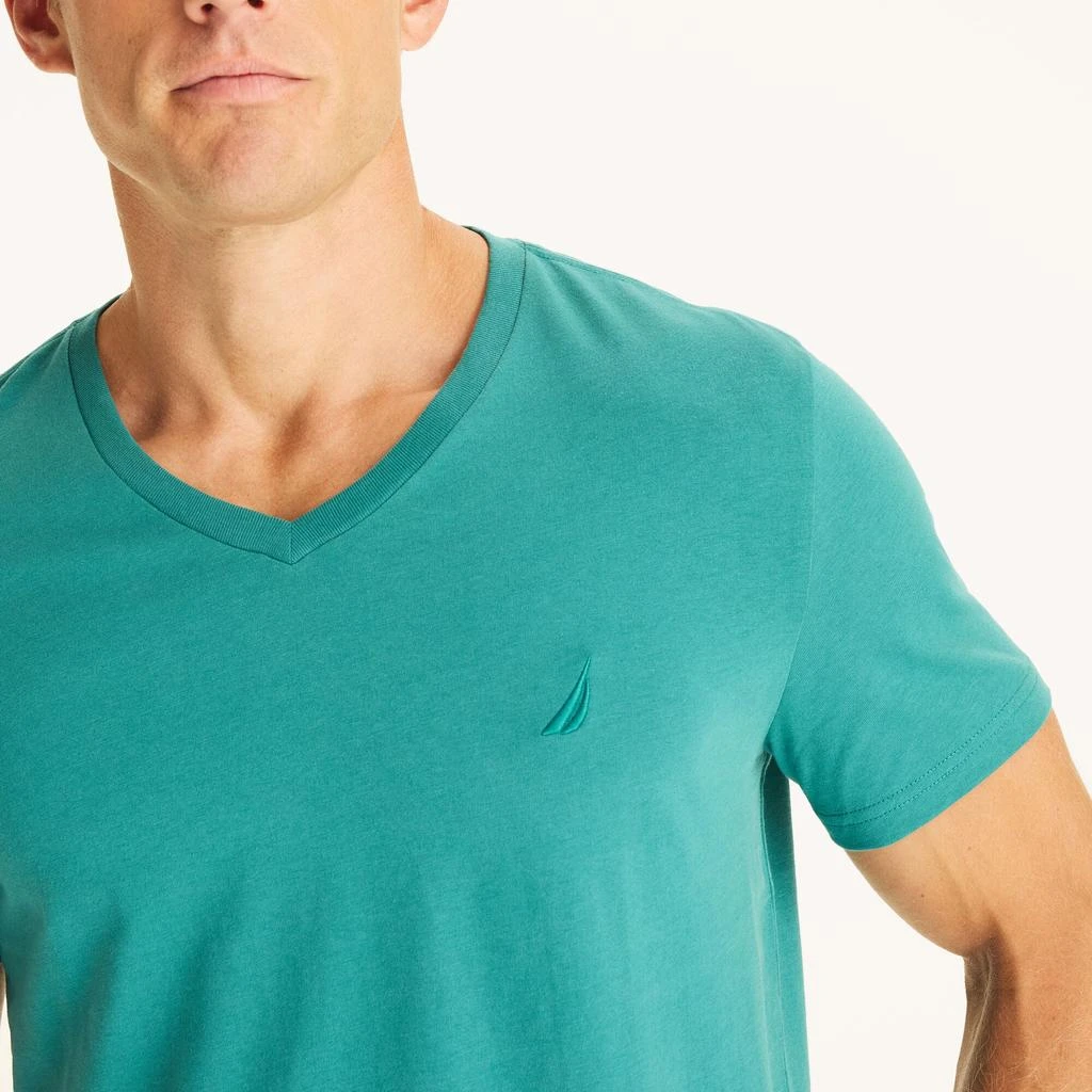 Nautica Mens Premium Cotton V-Neck T-Shirt 21