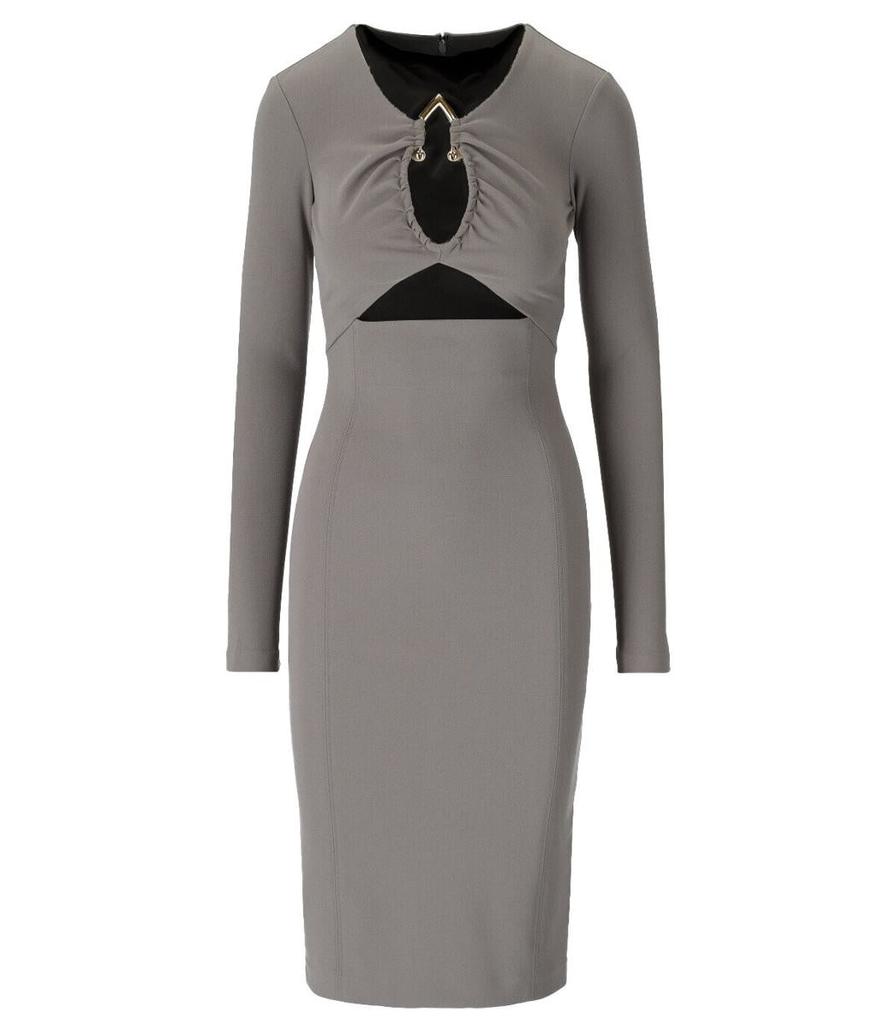 Aniye By Aniye By  Wizy Grey Sheath Dress