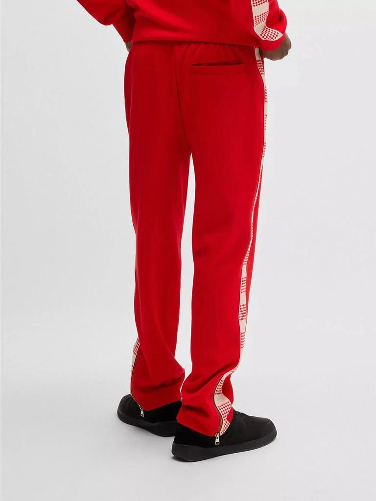 Hugo Boss Tracksuit Bottoms with Checked Tape 4