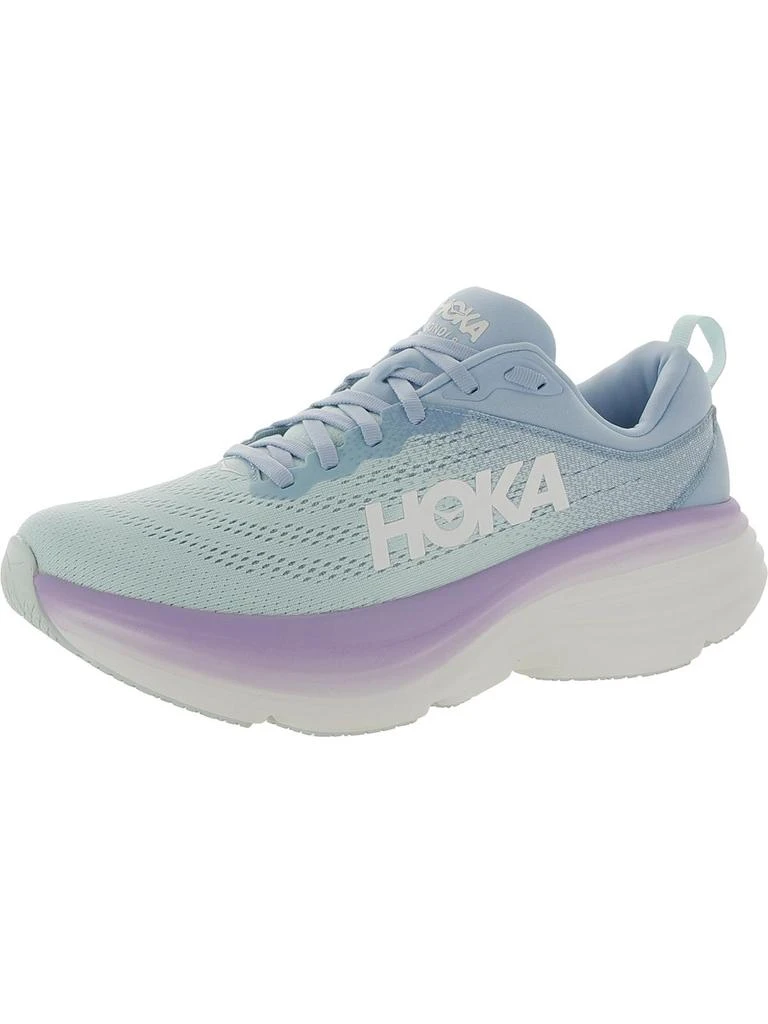 Hoka One One Bondi 8 Womens Mesh Running Athletic and Training Shoes 1