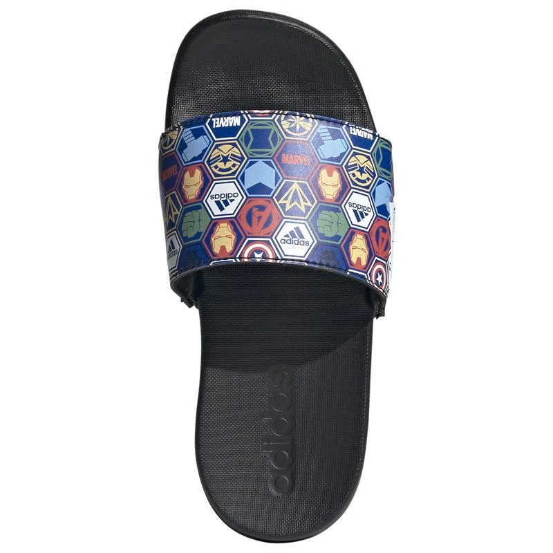 adidas adidas Adilette Comfort x Marvel Slides - Boys' Preschool 4