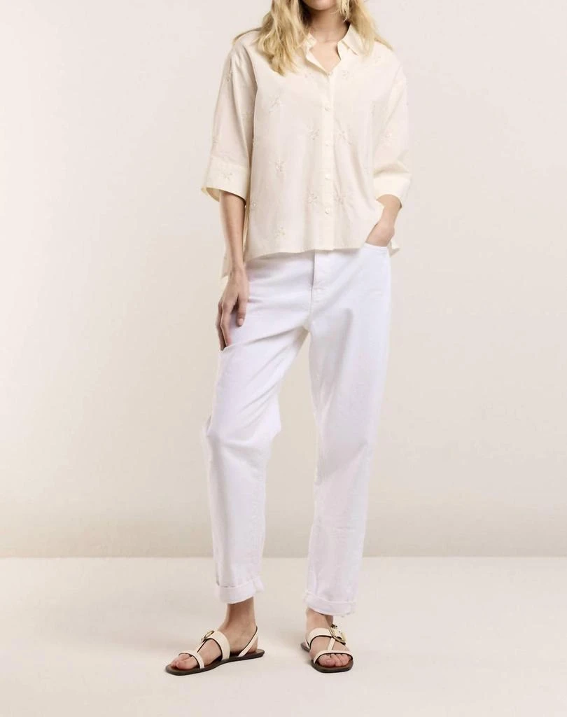 summum Summum - Embellished Cotton Blouse 1