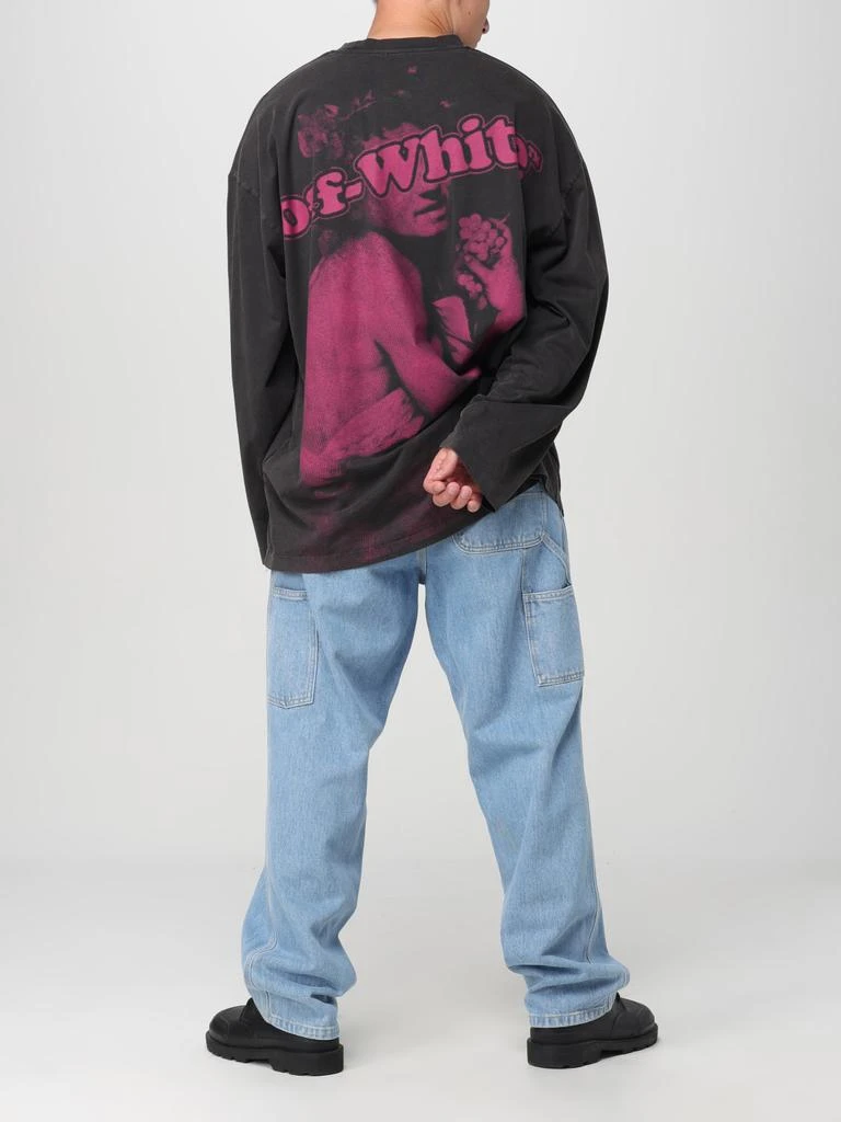 Off-White Off-white long-sleeve cotton t-shirt with print 2