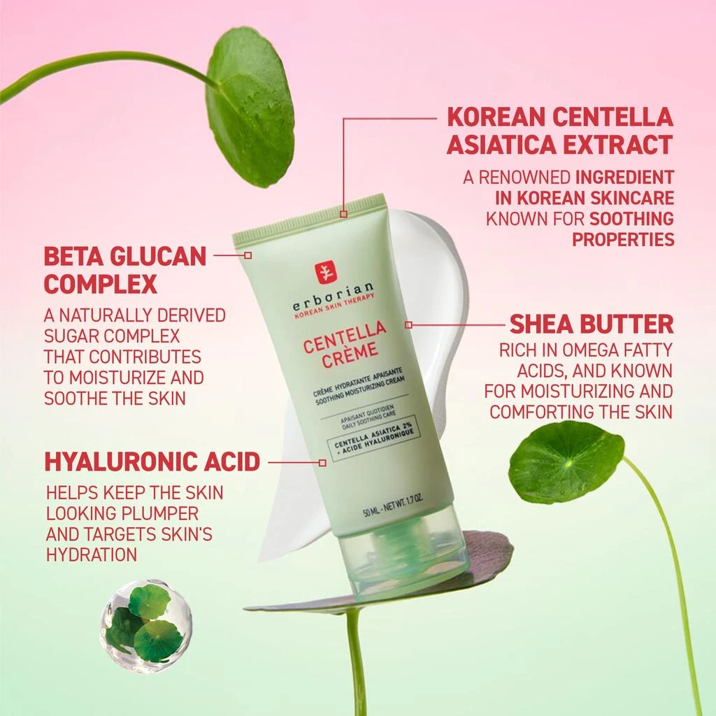 erborian Erborian Centella Cream Soothing Moisturizer 50ml 5