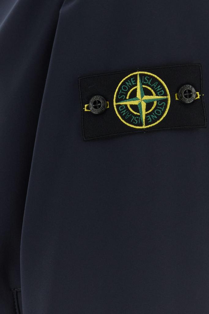 Stone Island Midnight blue stretch polyester jacket