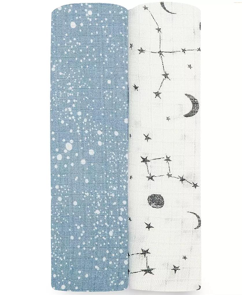aden + anais Baby Boys or Baby Girls Silky Soft Swaddles, Pack of 2