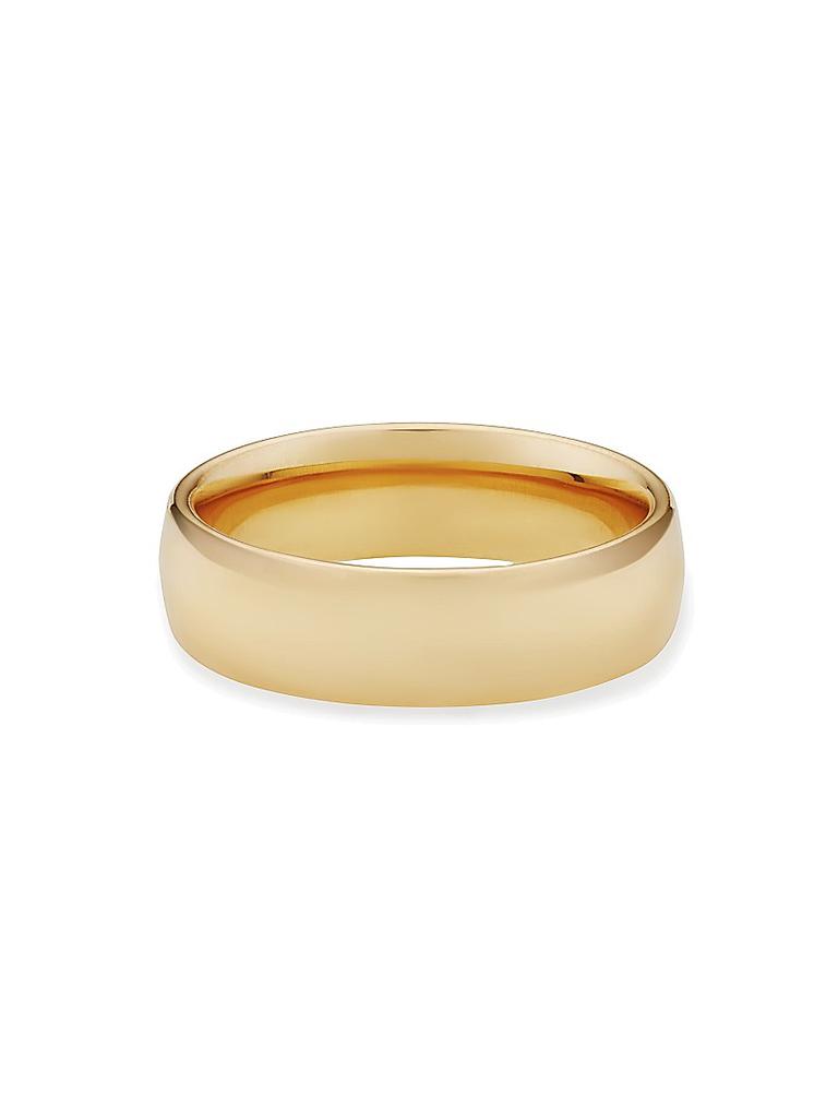 Oradina 14K Yellow Gold Forever Band Statement Ring