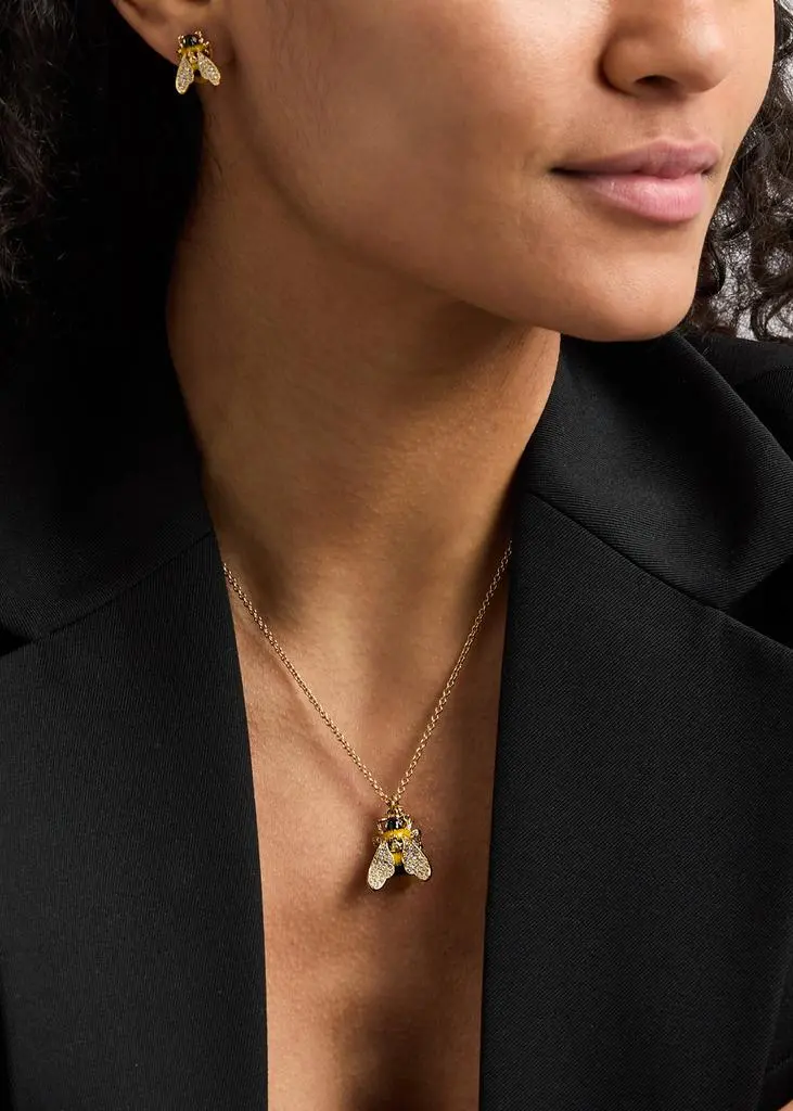 Vivienne Westwood Bumble Bee embellished necklace 2