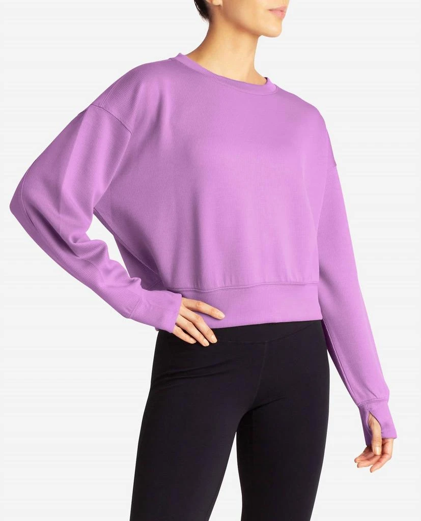 Danskin Danskin - Scuba Rib Luxury Sweatshirt 3