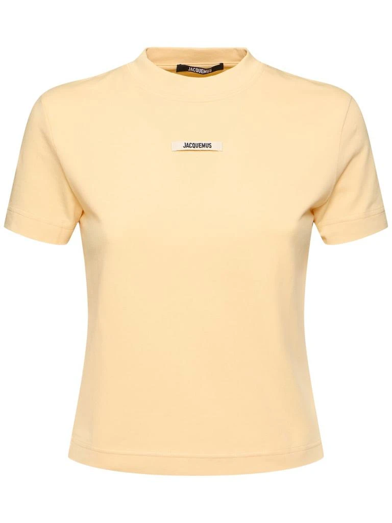 Jacquemus Le Tshirt Gros Grain Cotton T-shirt 1