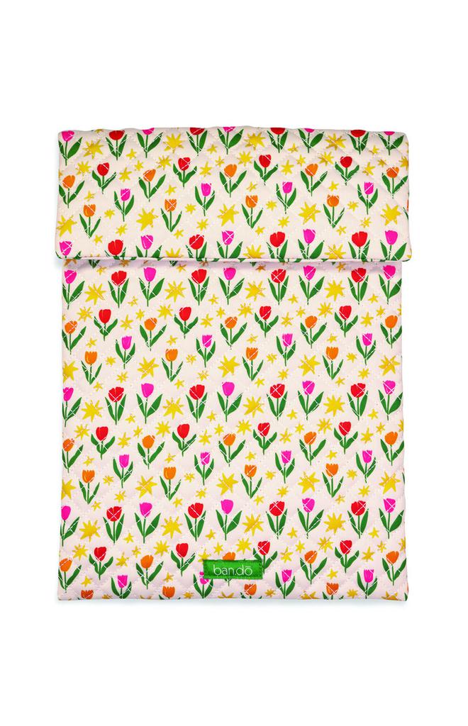 ban.do Tulips on Ivory Go-Go Laptop Sleeve
