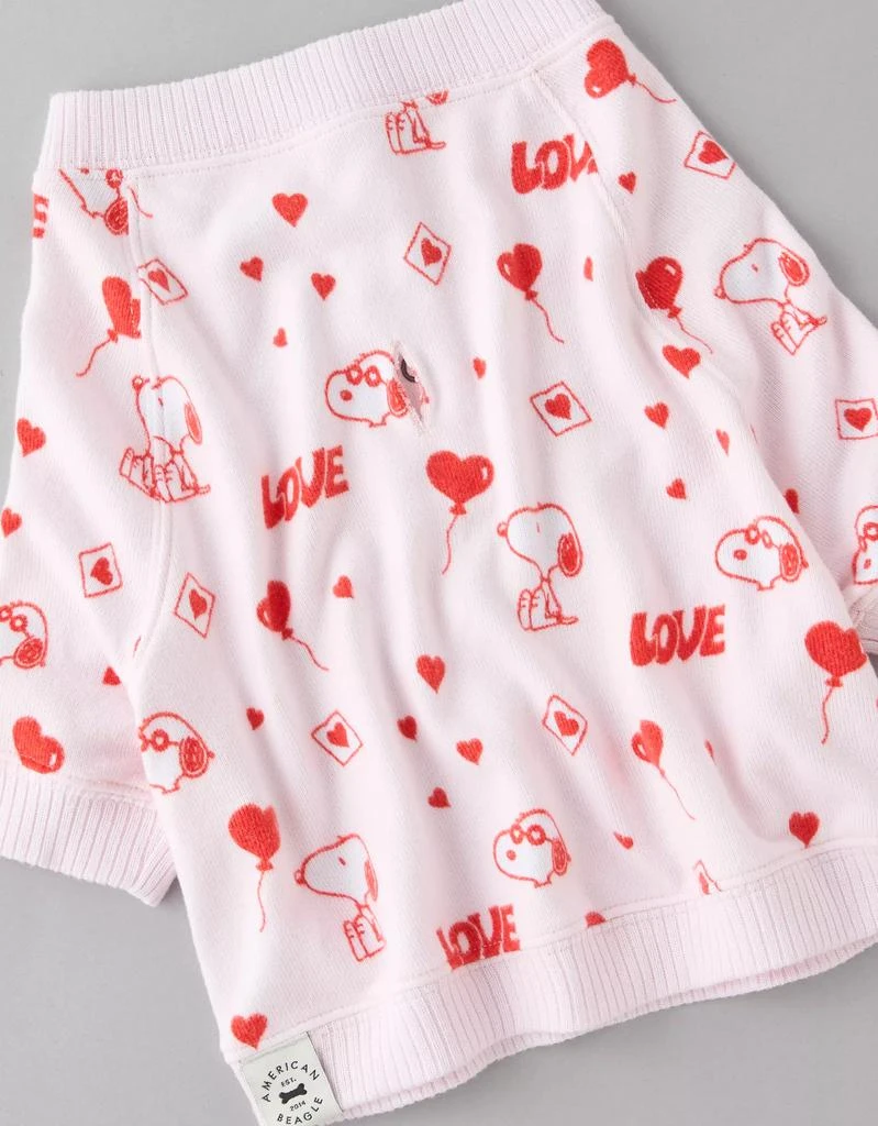 AE ABO Snoopy Valentine's Day Plush Dog PJ Set 2