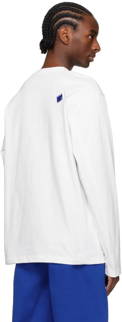 ADER error White Significant Patch Long Sleeve T-Shirt 3