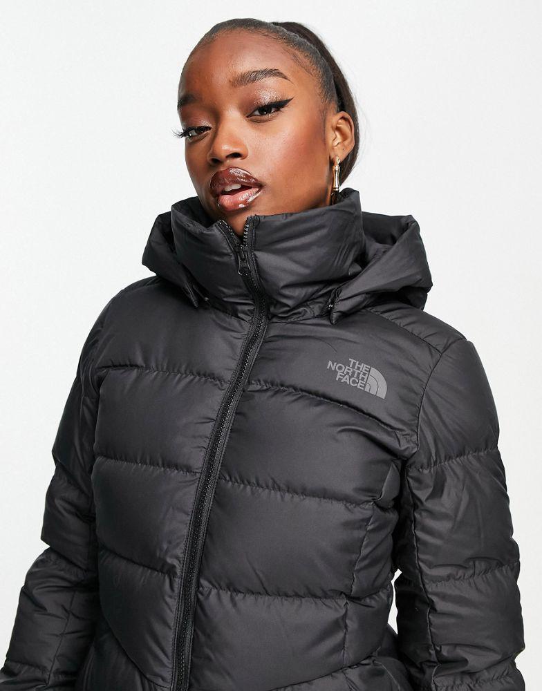 The North Face The North Face Metropolis hooded down parka coat in black Women s Coats Free Shipping BeyondStyle