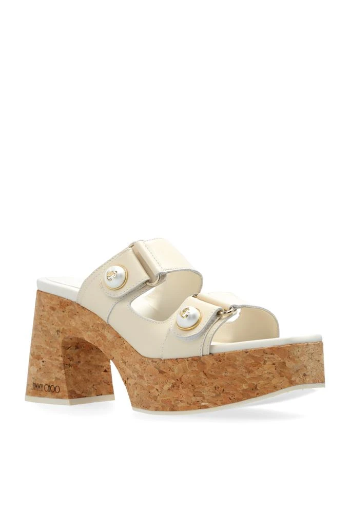 Jimmy Choo Platform Slides 'Fayence' 4