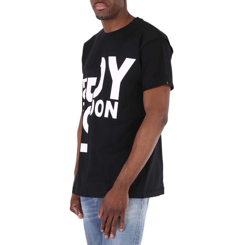 BOY LONDON Black Cotton Boy London Upcycled T-shirt