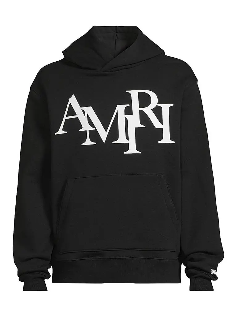 AMIRI Logo Staggered Hoodie