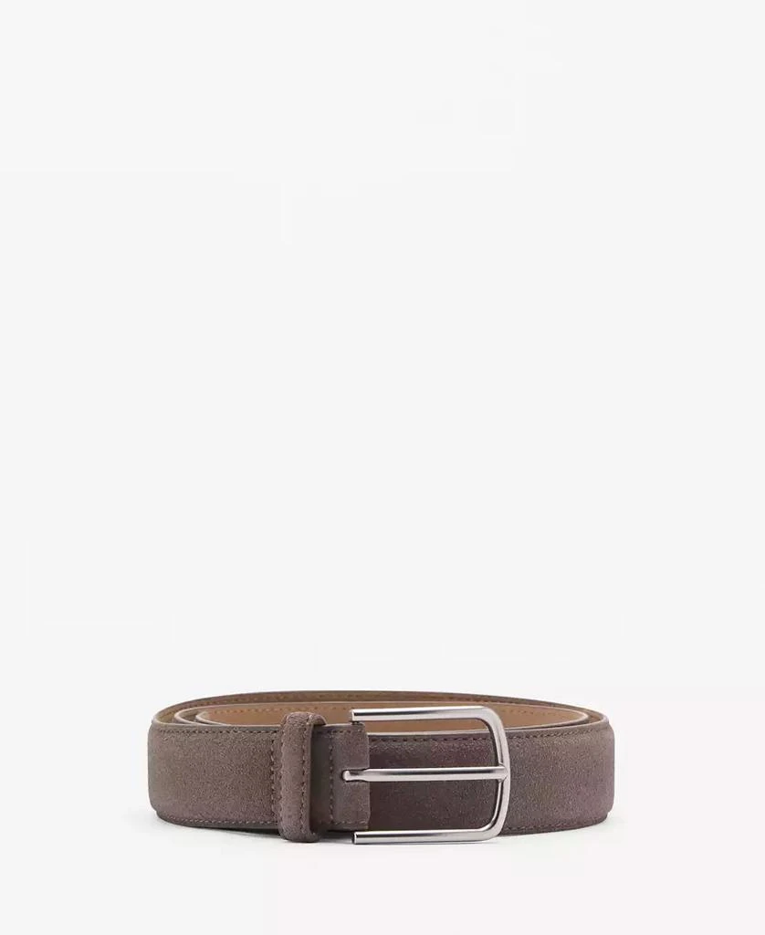 Mango Men's Suede Leather Belt 1