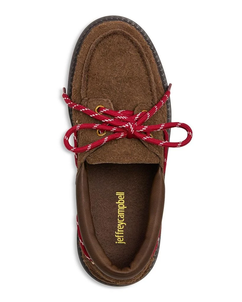 Jeffrey Campbell Women's Crushed Lug Platform Boat Loafers 3