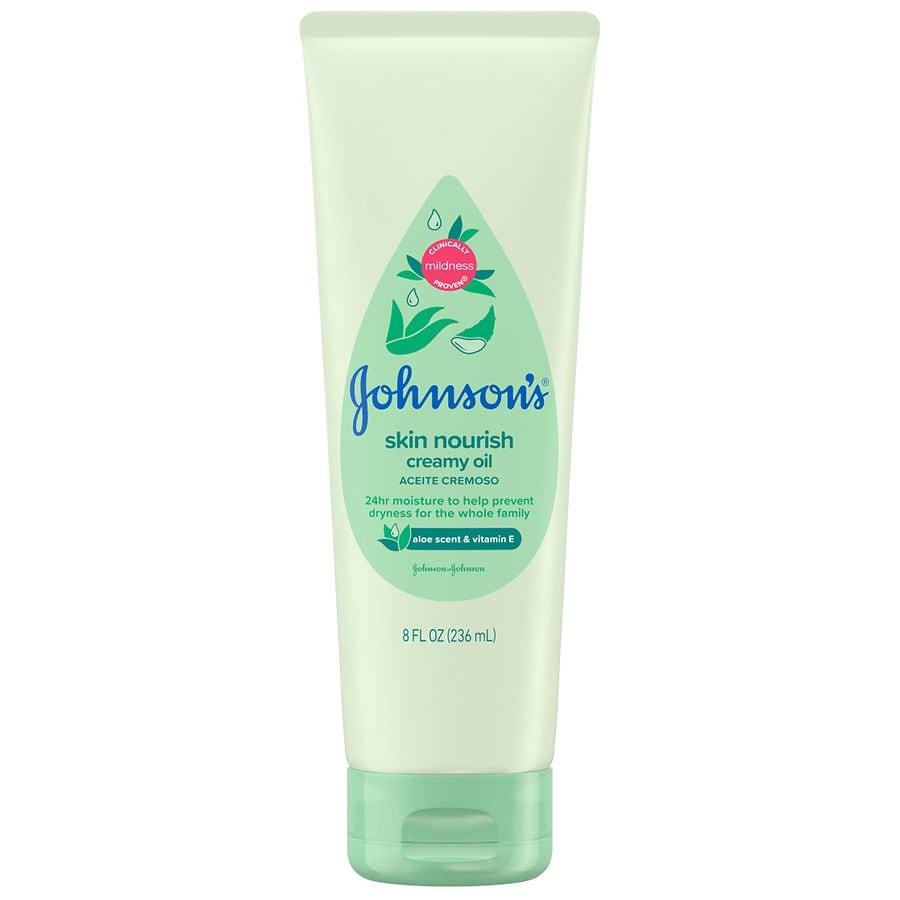 Johnson's Baby Skin Nourish Creamy Oil Aloe