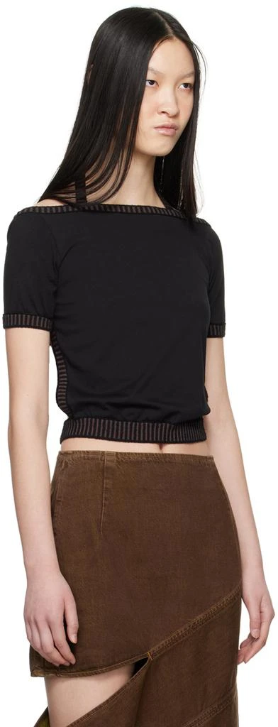 Eckhaus Latta Black Edge T-Shirt 2