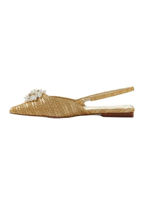 Lilly Pulitzer Pulitzer Brit Straw Slingback Flats 2