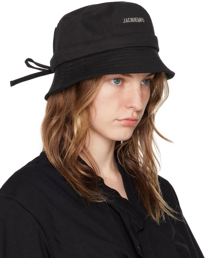 Jacquemus Black Les Classiques 'Le bob Gadjo' Bucket Hat 2