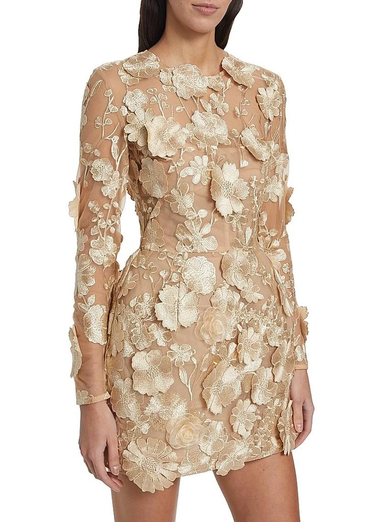 BRONX AND BANCO Bouquet Maraya Floral Minidress 4