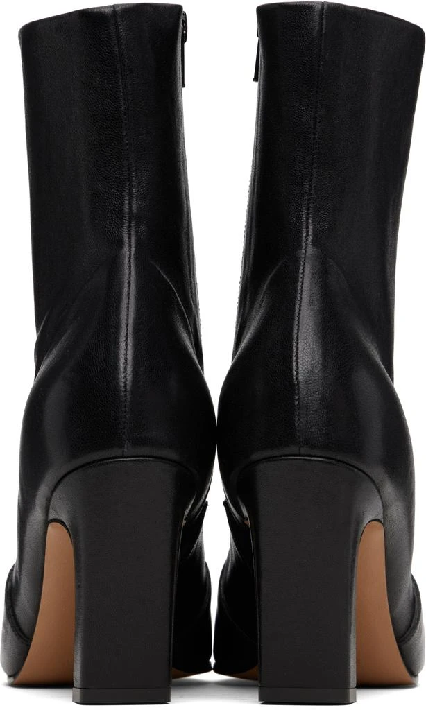 Khaite Black Nevada Stretch High Boots 2
