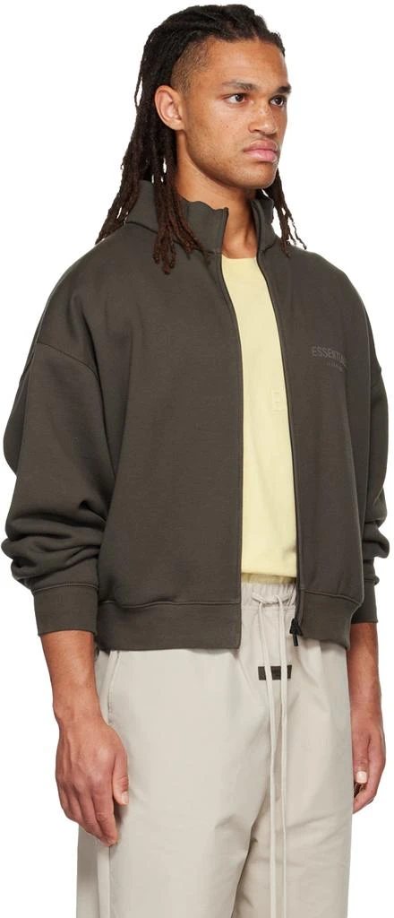 Fear of God ESSENTIALS Gray Full Zip Jacket 2